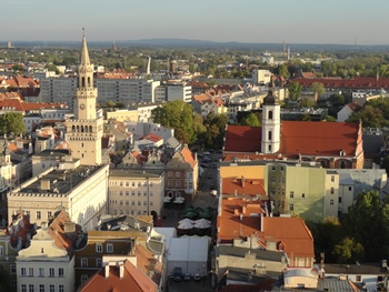Opole, downtown, photo made by W. Baran